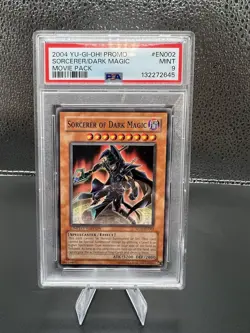 PSA 9 Yu-Gi-Oh! Promo Sorcerer Of Dark Magic Movie Pack - Image 1