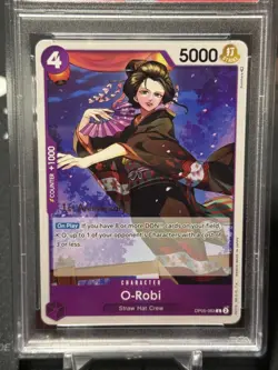 O-ROBI - One Piece OP05-063 - PSA 10 PROMO - 1st Anniversary 2023 - Image 2