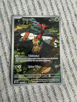 The Pokemon Company Pokemon TCG Yanma 183/182 Sv10 Destined Rivals IR Holo - Image 1
