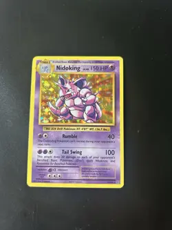 Pokemon Nidoking TCG XY Evolutions Holo Card 45/108 Near Mint - Image 1