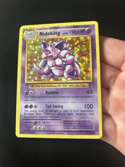 Pokemon Nidoking TCG XY Evolutions Holo Card 45/108 Near Mint - Image 3