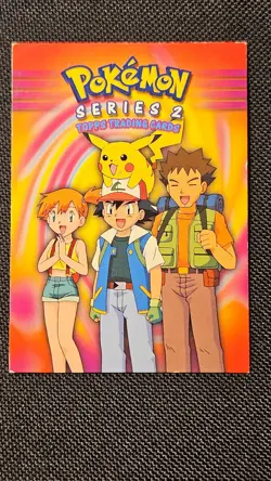 Topps 2000 Pokemon - TV Animation Edition Series 2 Checklist - dmg - Image 2