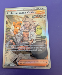 Pokemon TCG Professor Sada's Vitality 256/182 SV04 SIR Holo EN - Image 1