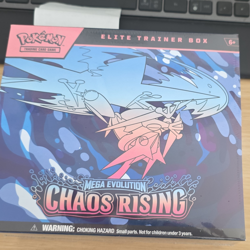 Pokemon TCG Mega Evolution Chaos Rising Elite Trainer Box Factory Sealed - Image 1