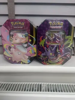 Pokemon TCG Mega Evolution ex Tin Lot 2: Mega Clefable ex & Mega Gengar ex - Image 1