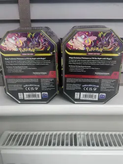 Pokemon TCG Mega Evolution ex Tin Lot 2: Mega Clefable ex & Mega Gengar ex - Image 2