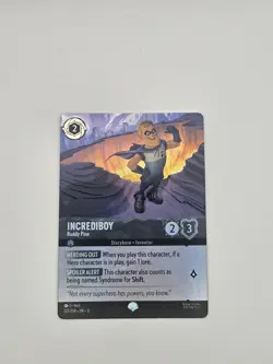 Incrediboy - Buddy Pine 221/204 Epic Holofoil Wilds Unknown NM Disney Lorcana - Image 1