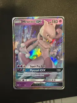 Mewtwo GX Card 31/68 Hidden Fates Holo Ultra Rare Pokemon Tcg Eng - Image 1