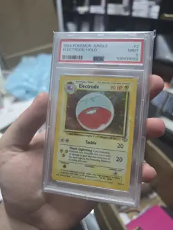 Pokemon Electrode 2/64 Jungle Unlimited Holo Rare Card PSA 9 WOTC 1999 - Image 1