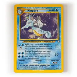 Pokemon - Kingdra Holo - 8/111 - Neo Genesis - Rare Card - Played - Image 1