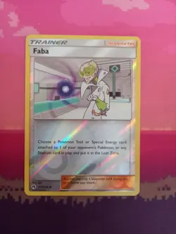 Pokemon Card Faba Lost Thunder Reverse Holo 173/214 Near Mint - Image 1