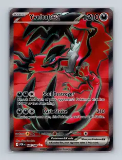 Yveltal ex 105 Pokemon 2026 Perfect Order Full Art Ultra Rare Card NM+ (a) - Image 1