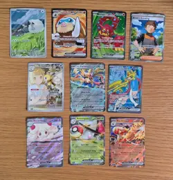 Pokemon TCG Journey Together Bundle X10 Cards No Duplicates Near Mint NM - Image 1