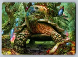 Blossoming Tortoise Art Card MTG S Art Series: Wilds of Eldraine 24 - Image 1