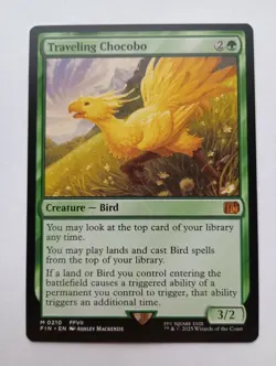 MTG - 1x Traveling Chocobo - Final Fantasy - NM - Image 1
