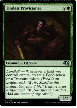 Tireless Provisioner 728 Uncommon Foundations Jumpstart Magic: The Gathering NM - Image 1