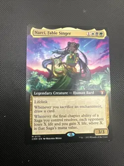 Narci, Fable Singer (Extended Art) Commander Masters Regular - Image 1