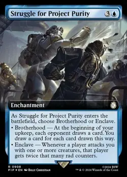 Struggle for Project Purity - Surge Foil Extended Art PIP NM MTG - Image 1