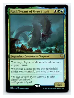 Aesi, Tyrant of Gyre Strait, Foil, Commander Legends, Magic MTG NM - Image 1