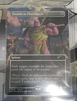 MTG Swords To Plowshares P 0001 PSA Magazine Promo Sealed *Comes With Tracking* - Image 1