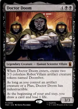 Doctor Doom 95 Mythic Marvel Super Heroes Magic: The Gathering Near Mint - Image 1