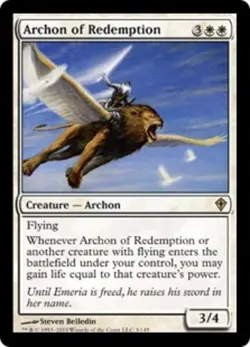 [4x] Archon of Redemption - Foil Near Mint, English Worldwake MTG Magic - Image 1