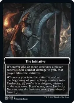 The Initiative Undercity - Double Sided Token - NM - Battle for Baldur's Gate - Image 1