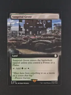 MTG: Extended Art Sunpetal Grove - Fallout - Image 1