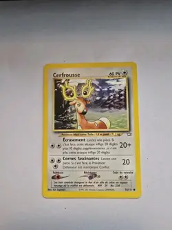 Cerfrousse 76/111 Pokemon Card Wizards Neo Genesis Edition French Stantler - Image 1