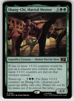 Shang-Chi, Martial Mentor 732 Commander: Marvel Super Heroes Foil MTG - Image 1