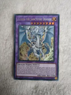 RA05-EN037 Albion the Sanctifire Dragon Secret Rare 1st Ed YuGiOh - Image 1