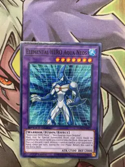 SGX4-ENA21 Elemental Hero Aqua Neos Common 1st Edition NM Yugioh Card - Image 1