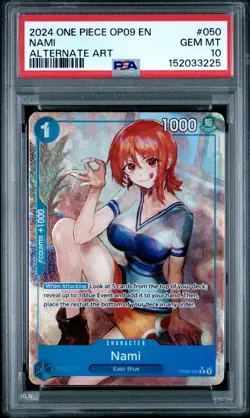 One Piece Nami One Piece Op09-emperors In The New World 050 Alternate Art PSA 10 - Image 1