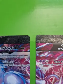 Pokemon TCG Mewtwo v Union SWSH159 SWSH160 SWSH161 SWSH162 Full Set Holo - Image 3