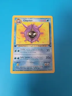 Pokemon TCG Cloyster Fossil 32 Regular 1st Edition Uncommon NM - Image 1