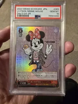 2023 Weiss Schwarz Disney 100 - "I Love Fashion" Minnie Mouse SR - PSA 10 - Image 1