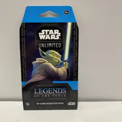 2025 STAR WARS UNLIMITED - LEGENDS OF THE FORCE (16-Card Sleeved Booster Pack) - Image 1
