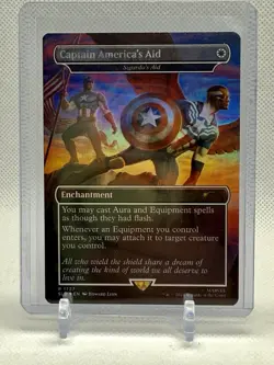 Captain America's Aid, Sigarda's Aid FOIL - Secret Lair Drop MTG - Image 1