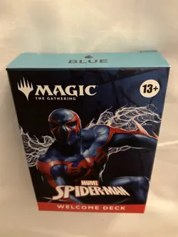 SDCC 2025 Hasbro Marvel MTG BLUE Spider-Man Welcome Deck Brand New IN HAND - Image 2