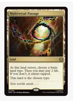 Multiversal Passage | MTG Marvel | NM Rainbow Land | EDH Modern Commander - Image 1