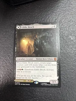 Eddie Brock \ Venom | MTG Marvel Spider-Man | Mythic NM Jund Commander DFC - Image 1