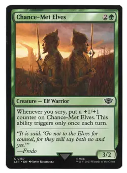 MTG Chance-Met Elves | #157 The Lord of the Rings | English - Image 1