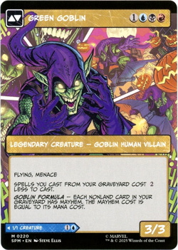 Norman Osborn (Borderless) - 0220 - Marvel's Spider-Man MTG NM/M SHIPS NOW - Image 2
