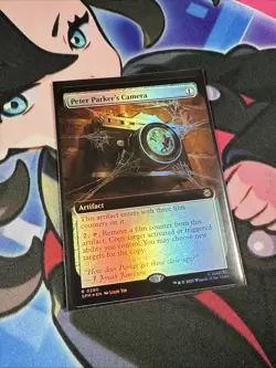 Peter Parker's Camera Extended FOIL MTG SPM Nm/M *ON HAND* - Image 2