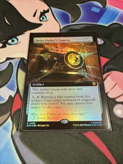 Peter Parker's Camera Extended FOIL MTG SPM Nm/M *ON HAND* - Image 4