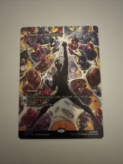 x1 Thrill of Possibility - Foil - Borderless M MTG Marvel Universe M/NM, English - Image 1