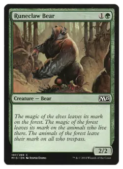 MTG Runeclaw Bear | #197 Magic 2015 | English - Image 1
