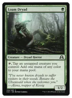 MTG Loam Dryad | #216 Shadows over Innistrad | English - Image 1