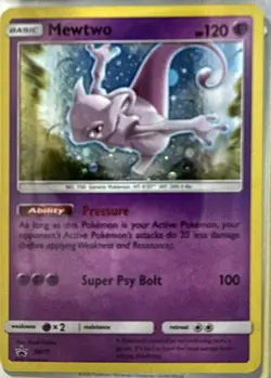 MEWTWO - SM77 HOLO PROMO SUN & MOON PROMO POKEMON NM/M - Image 1