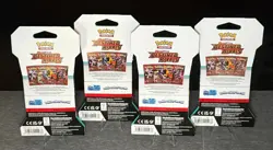 Pokemon TCG SV Destined Rivals Sleeved Booster Packs Art Set Bundle (4) English - Image 2